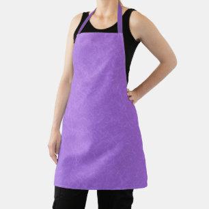Purple textured surface with swirling pattern apron