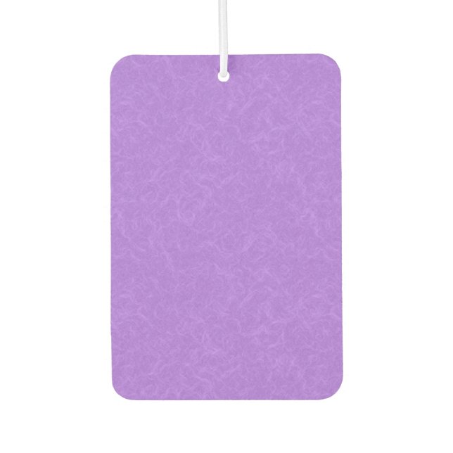 Purple textured surface with swirling pattern car air freshener (Front)