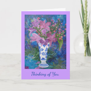 Purple Thinking of You Card