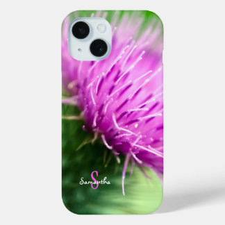 Purple Thistle Phone case