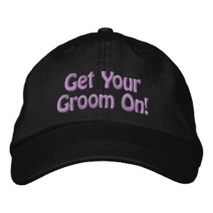 Purple Thread Get Your Groom On for Pet Groomer Embroidered Hat