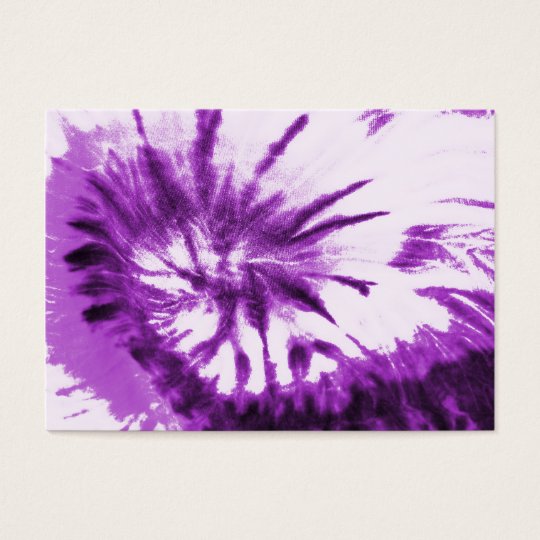 Purple Tie Dye Pattern Business Card