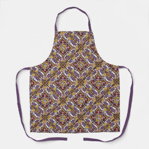 Purple Tile Apron