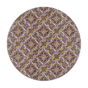 Purple Tile  Cutting Board