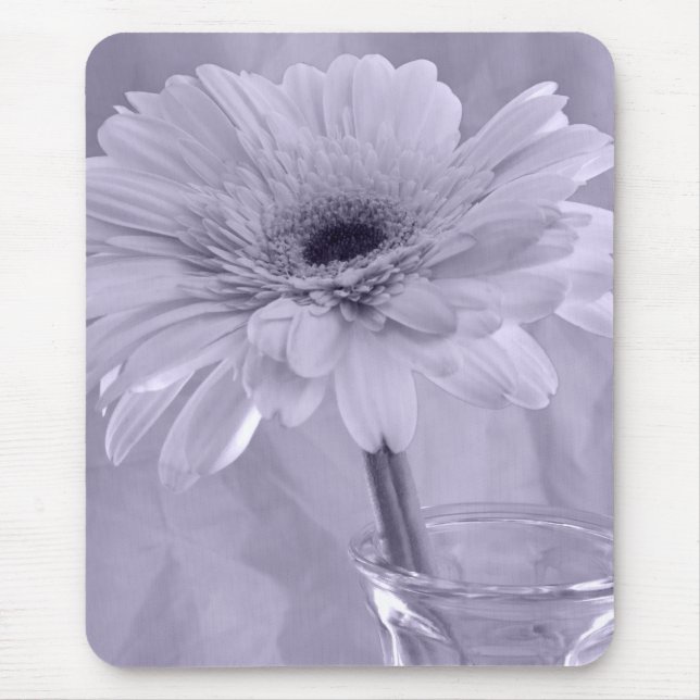 Purple Tinted Daisy Mouse Mat (Front)