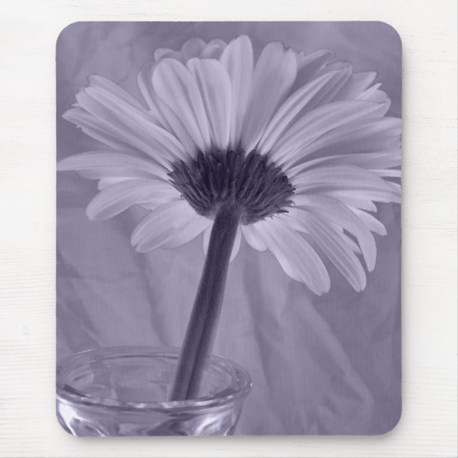 Purple Tinted Daisy Mouse Mat (Front)