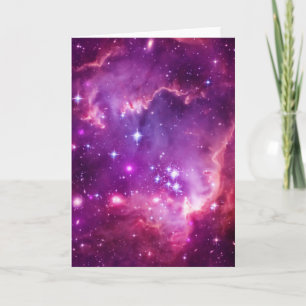 Purple Tinted Small Magellanic Cloud Card