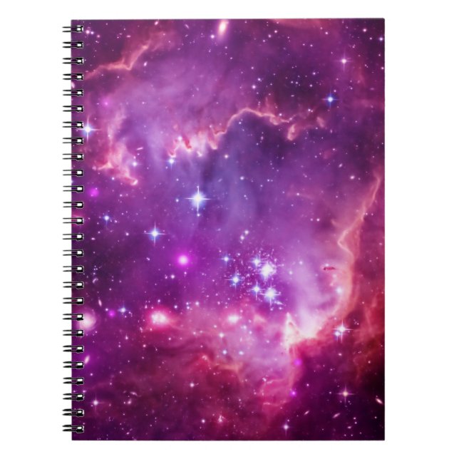 Purple Tinted Small Magellanic Cloud Notebook (Front)