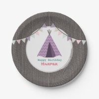 Purple Tipi Birthday
