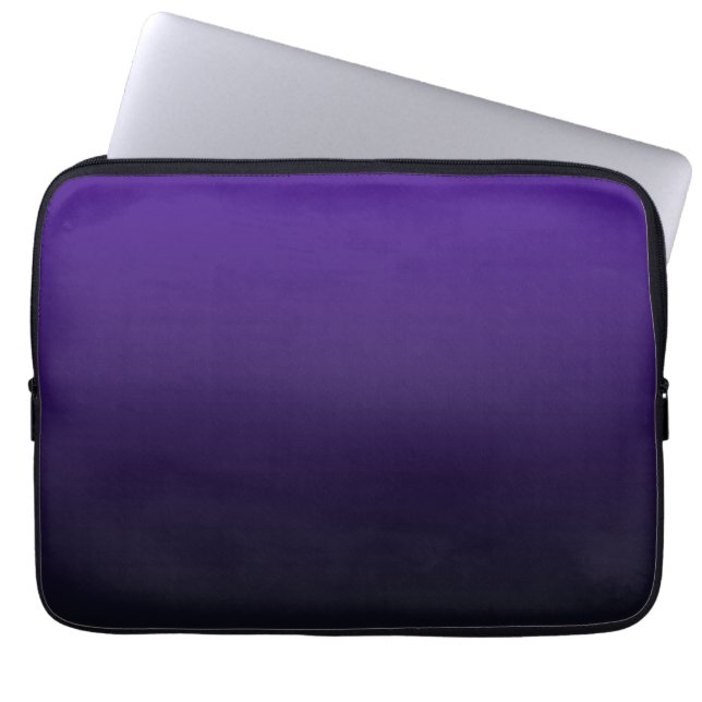 Purple to Black Gradient Electronics Bag (Front)