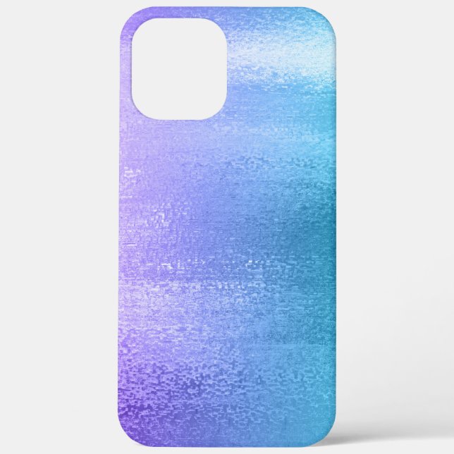 Purple to teal ombre shiny background Case-Mate iPhone case (Back)