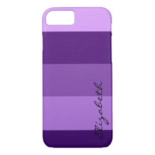 Purple Tones Stripes Background iPhone 8/7 Case