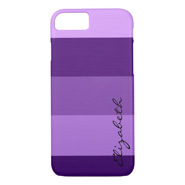 Purple Tones Stripes Background Case-Mate iPhone Case (Back)