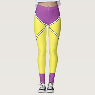 Purple top leggings