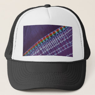 Purple Tracks Tie Dye Trucker Hat