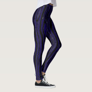 Purple Tree Bark Leggings