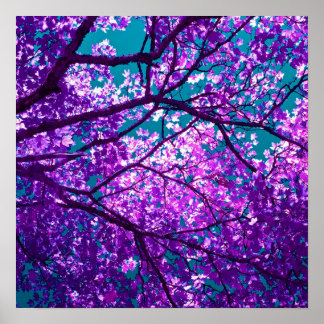 Purple tree II Poster