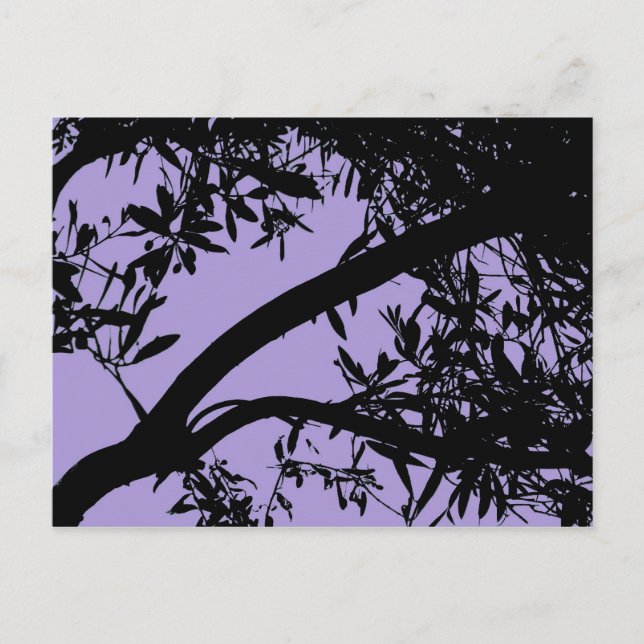 Purple Tree Postcard (Front)