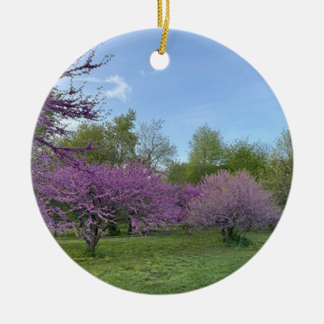 Purple Trees Ornament (Front)