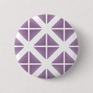 Purple Trendy Triangle Pattern 6 Cm Round Badge