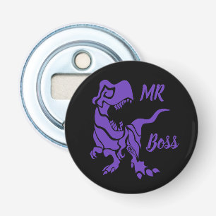 Purple Trex the Boss Dino Bottle Opener
