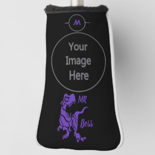 Purple Trex the Boss Dino Golf Head Cover