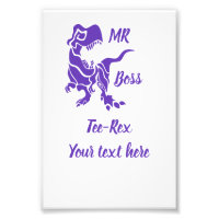 Purple Trex the Boss Dino