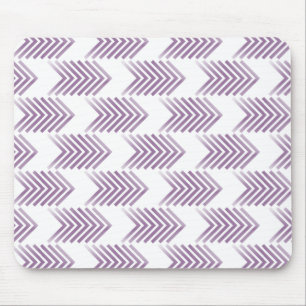 Purple Tribal Arrow Pattern Mouse Mat