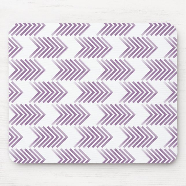 Purple Tribal Arrow Pattern Mouse Mat (Front)