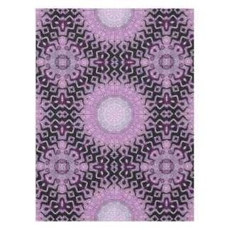 Purple Tribal Waves Pattern Tablecloth
