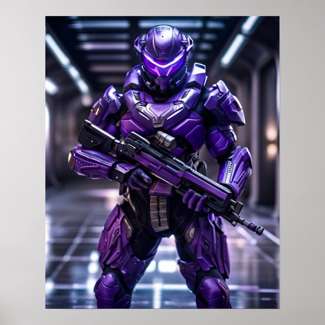 Purple Trooper Poster (Front)