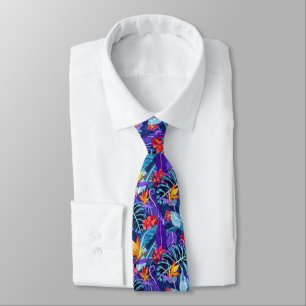 Purple Tropics Tie