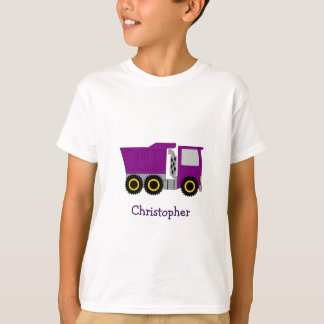 Purple Truck Design Personalised T-Shirt