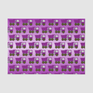 Purple Truck Design Tissue Paper