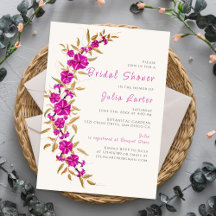 Purple Trumpet Vine Flower Garden Bridal Shower