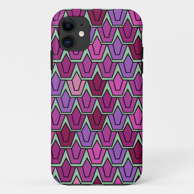Purple Tulip Field  Case-Mate iPhone Case (Back)