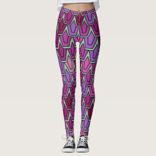 Purple Tulip Field  Leggings