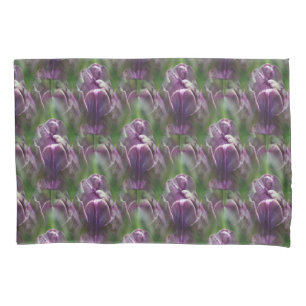 Purple Tulip Flower Nature Pattern Pillowcase