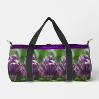 Purple Tulip Flower Personalised