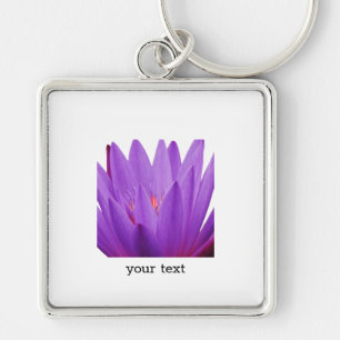Purple Tulip Key Ring