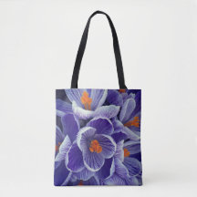 Purple Tulip Tote bag