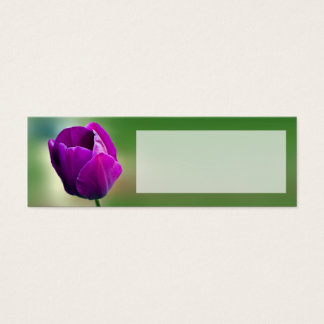 Purple Tulip Wedding Place Name Card