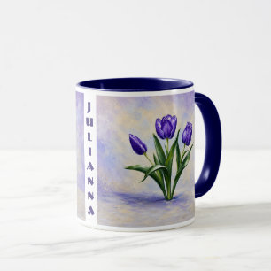 Purple Tulips Combo Mug