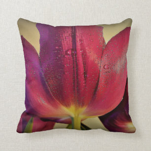 Purple Tulips   Cushion