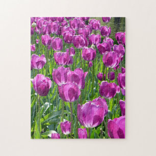 Purple Tulips Jigsaw Puzzle
