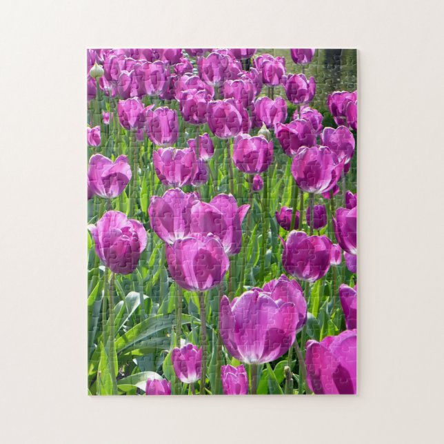 Purple Tulips Jigsaw Puzzle (Vertical)