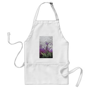 Purple Tulips - Painting Art Aprons
