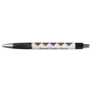 Purple Turkey Grip Pen