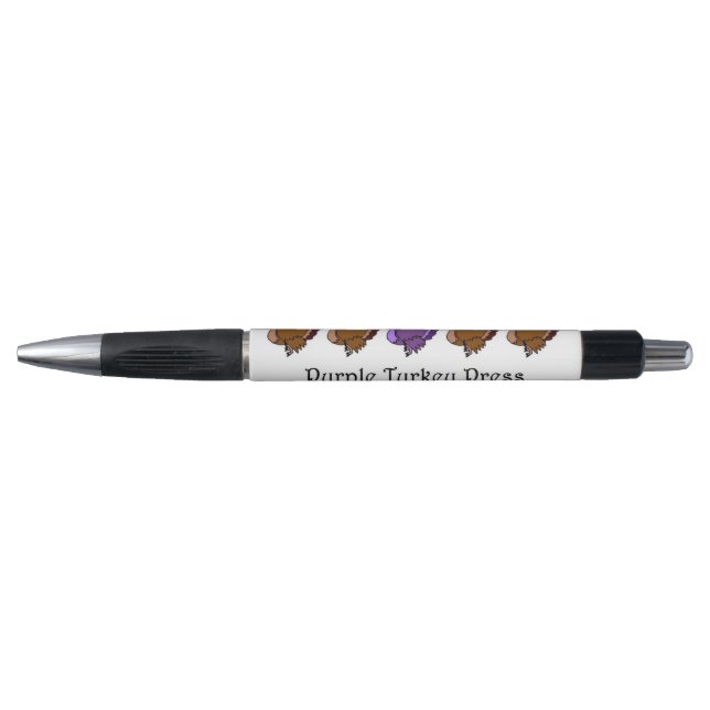 Purple Turkey Grip Pen (Front)