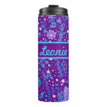 purple, turquoise, pink